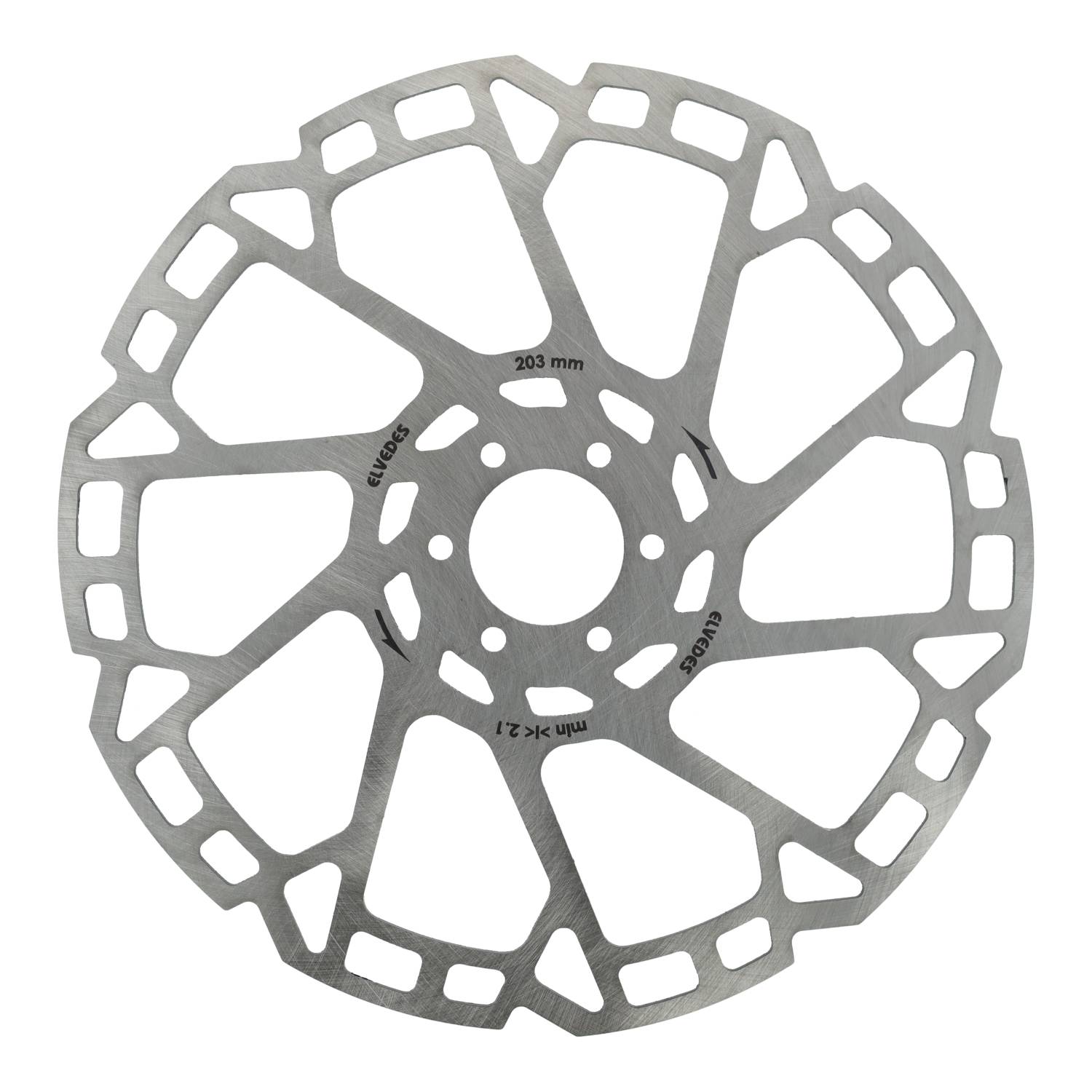 Elvedes - remschijf 6-gaats �180mm t=23mm