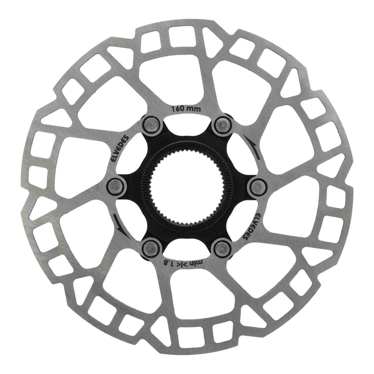 Elvedes - remschijf 160mm centerlock 2.0mm