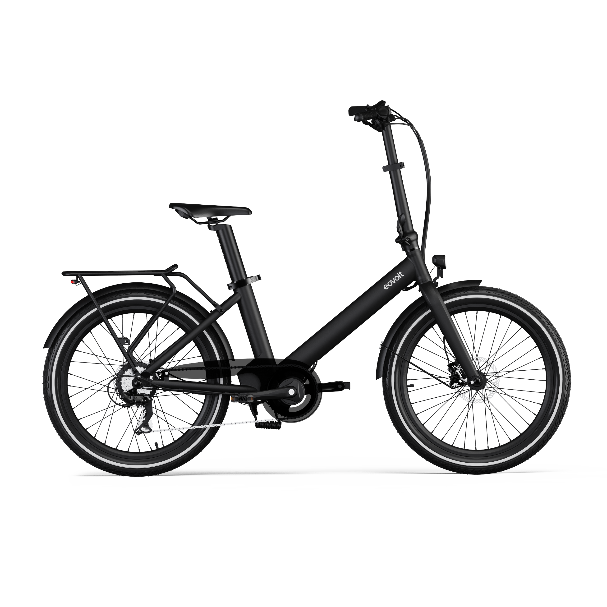 Eovolt Elektrische compactfiets Evening 24 v2 zwart