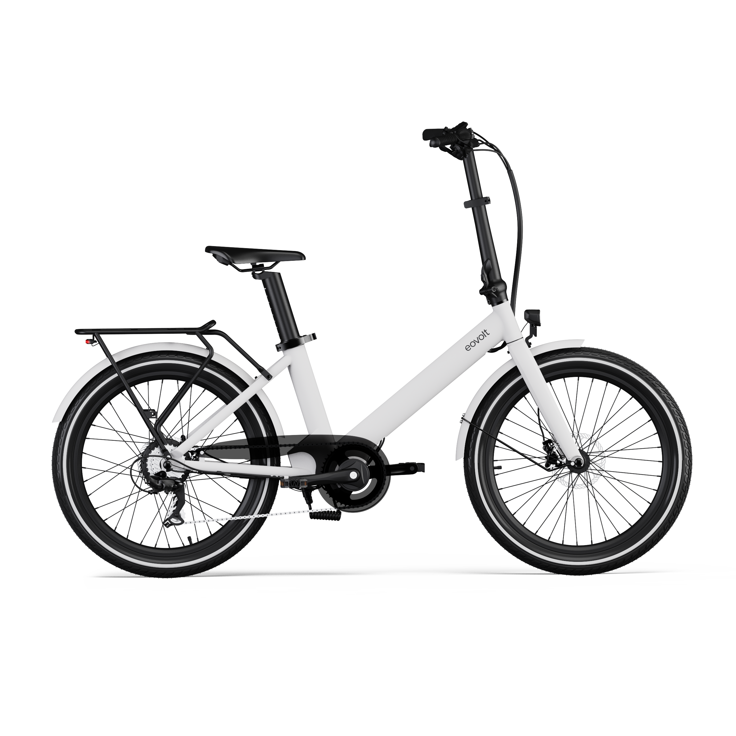 Eovolt Elektrische compactfiets Evening 24 v2 grijs