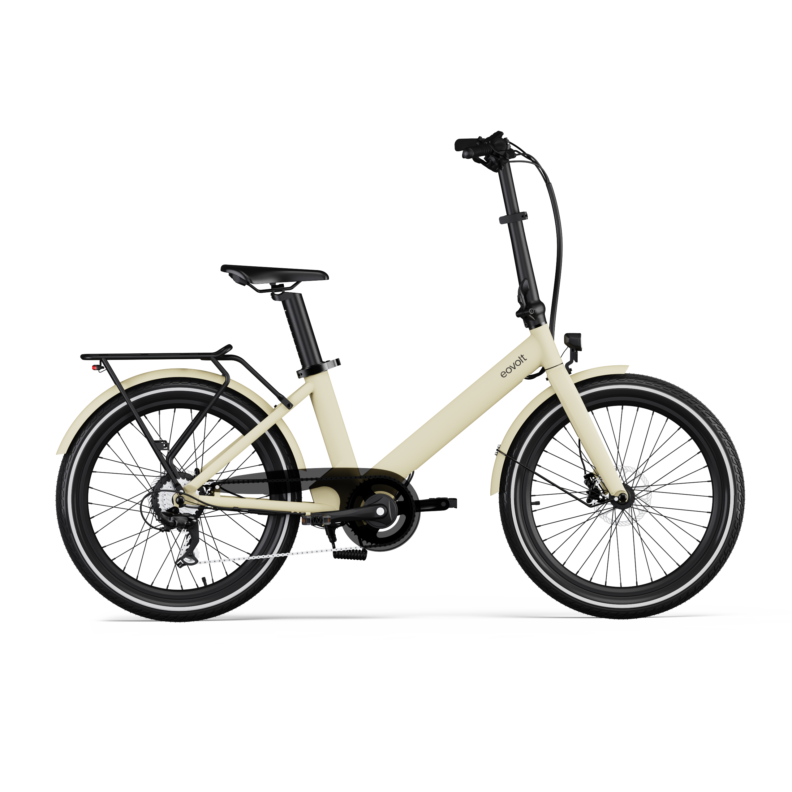 Eovolt Elektrische compactfiets Evening 24 v2 zand