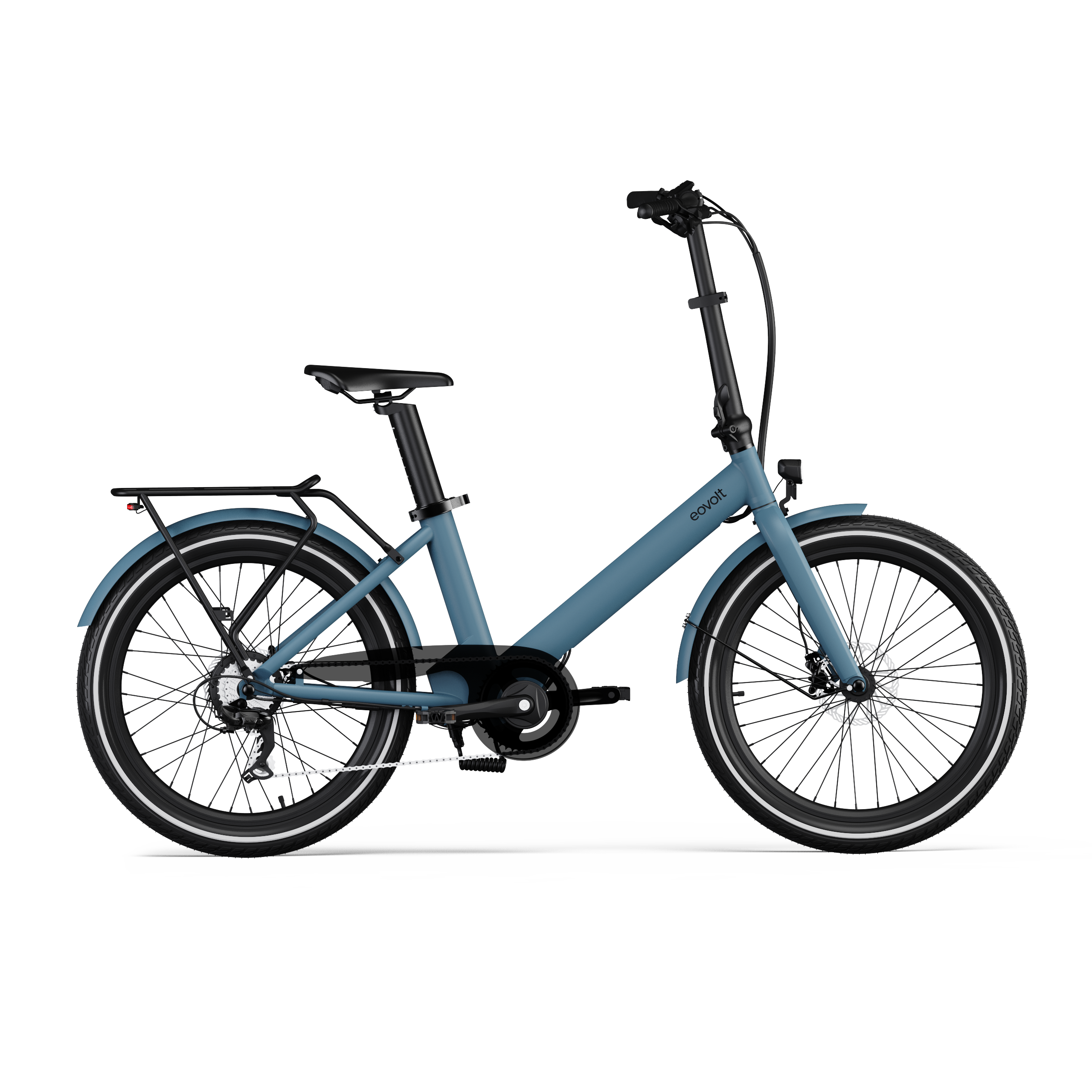 Eovolt Elektrische compactfiets Evening 24 v2 blauw