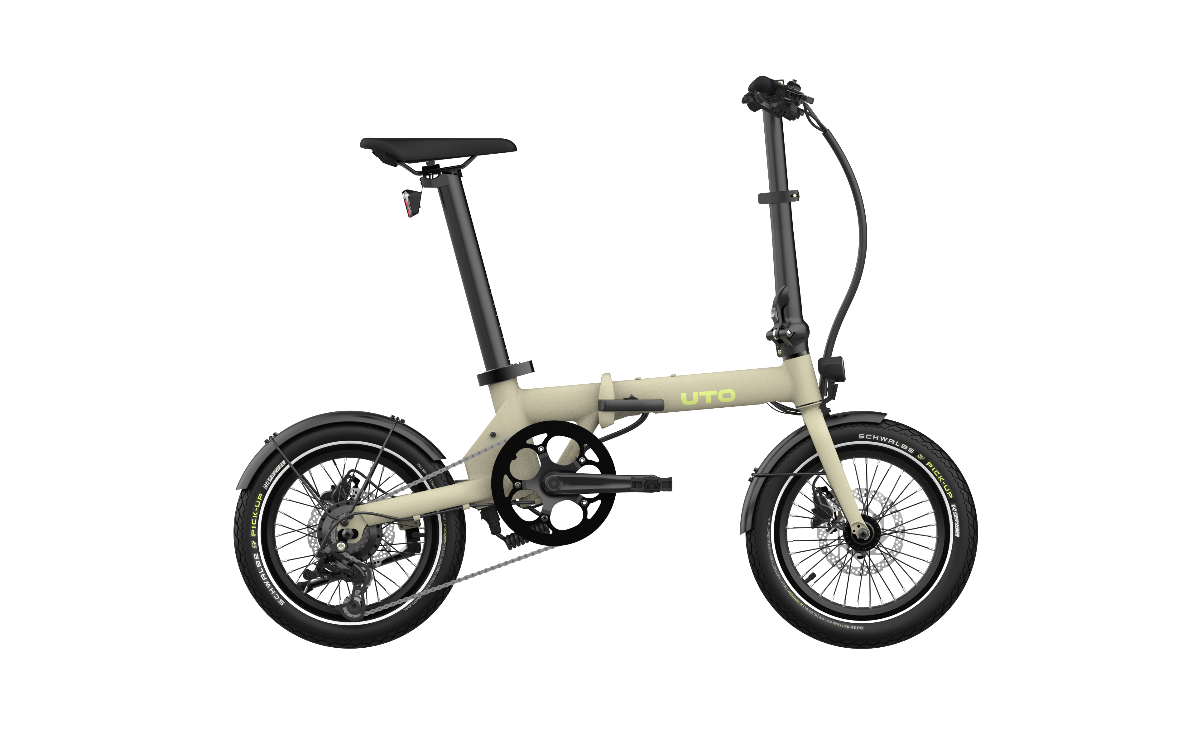 Uto elektrische vouwfiets og16 v0 zand