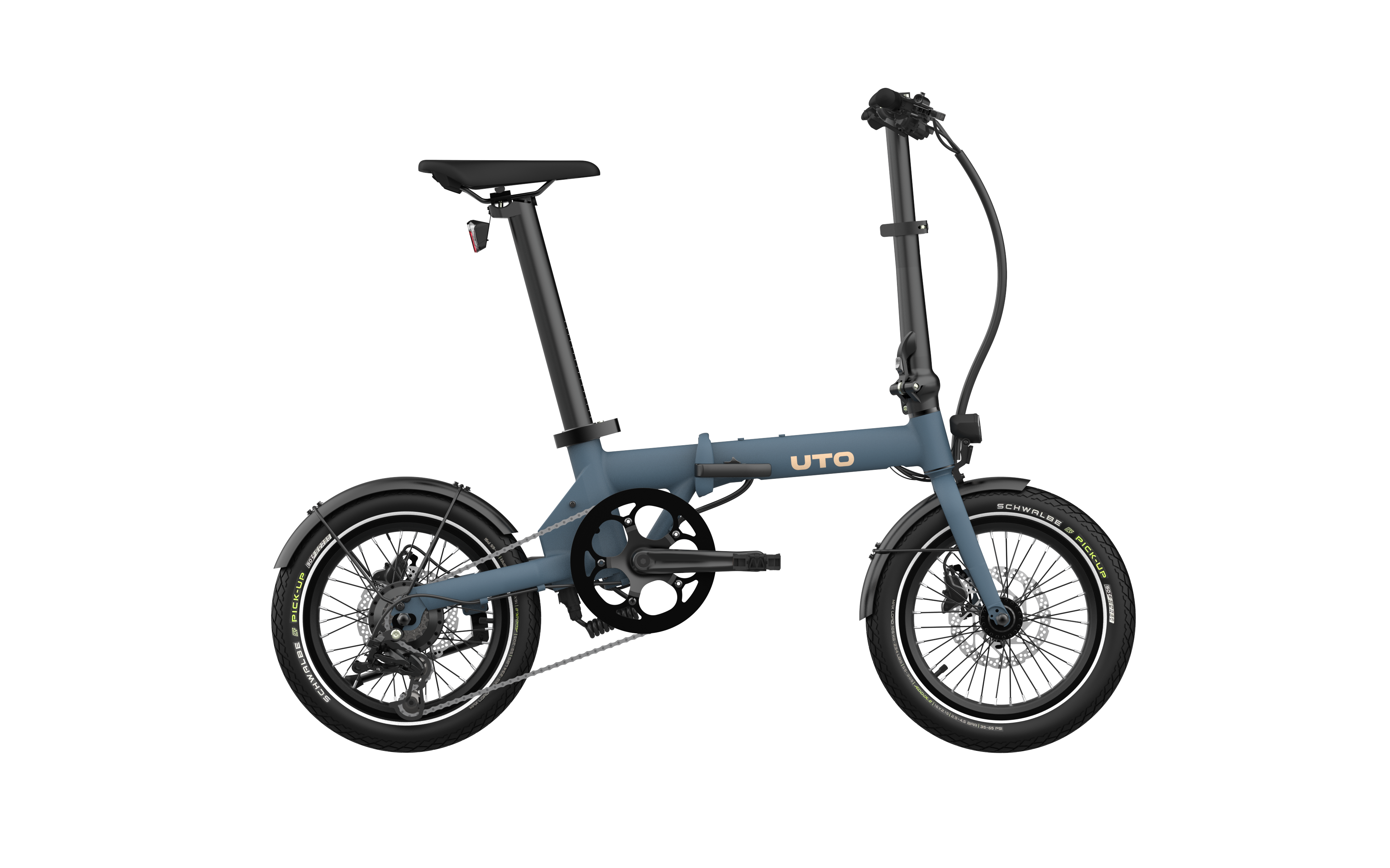 Uto elektrische vouwfiets og16 v0 blauw