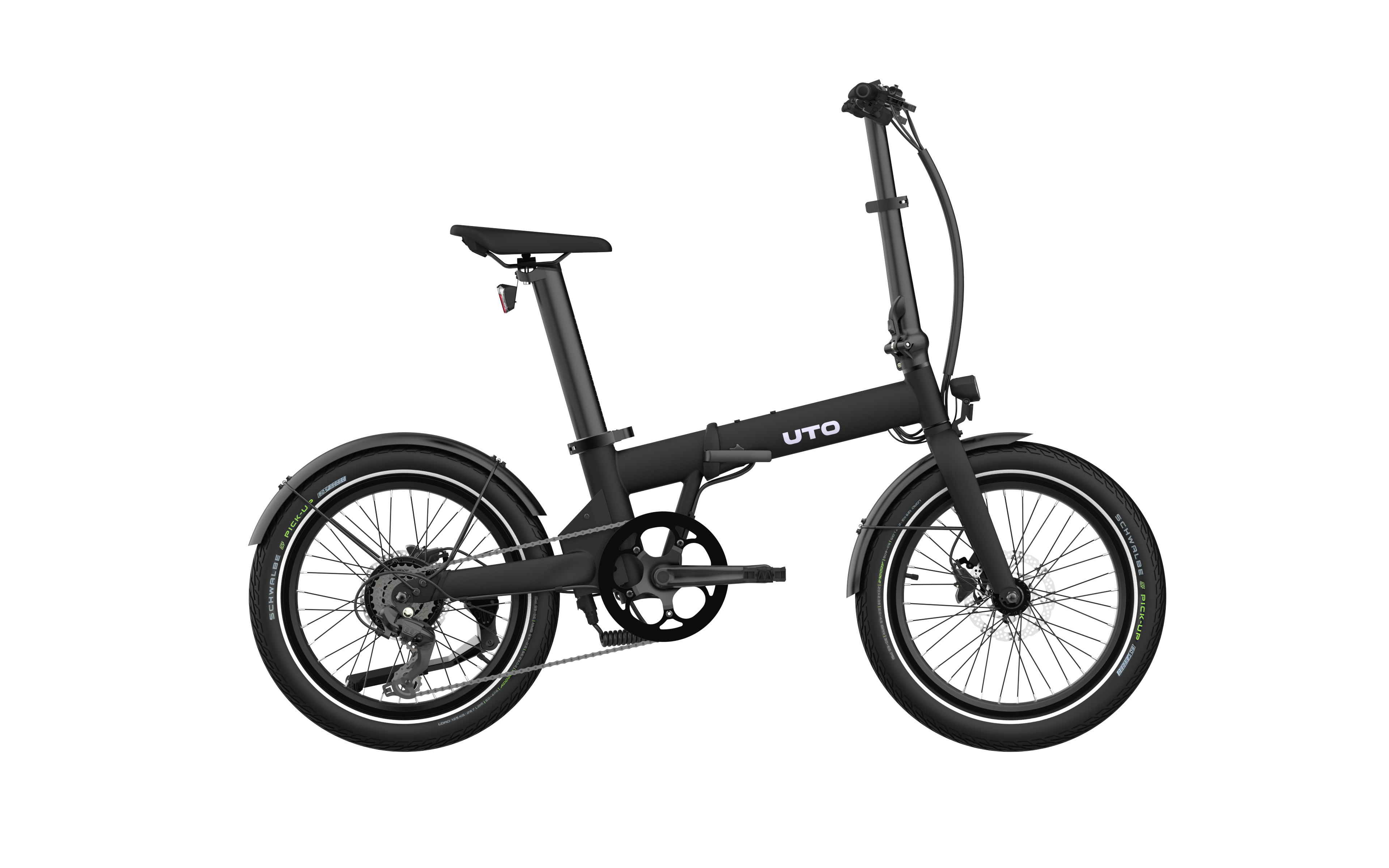 Uto elektrische vouwfiets og20 v0 zwart