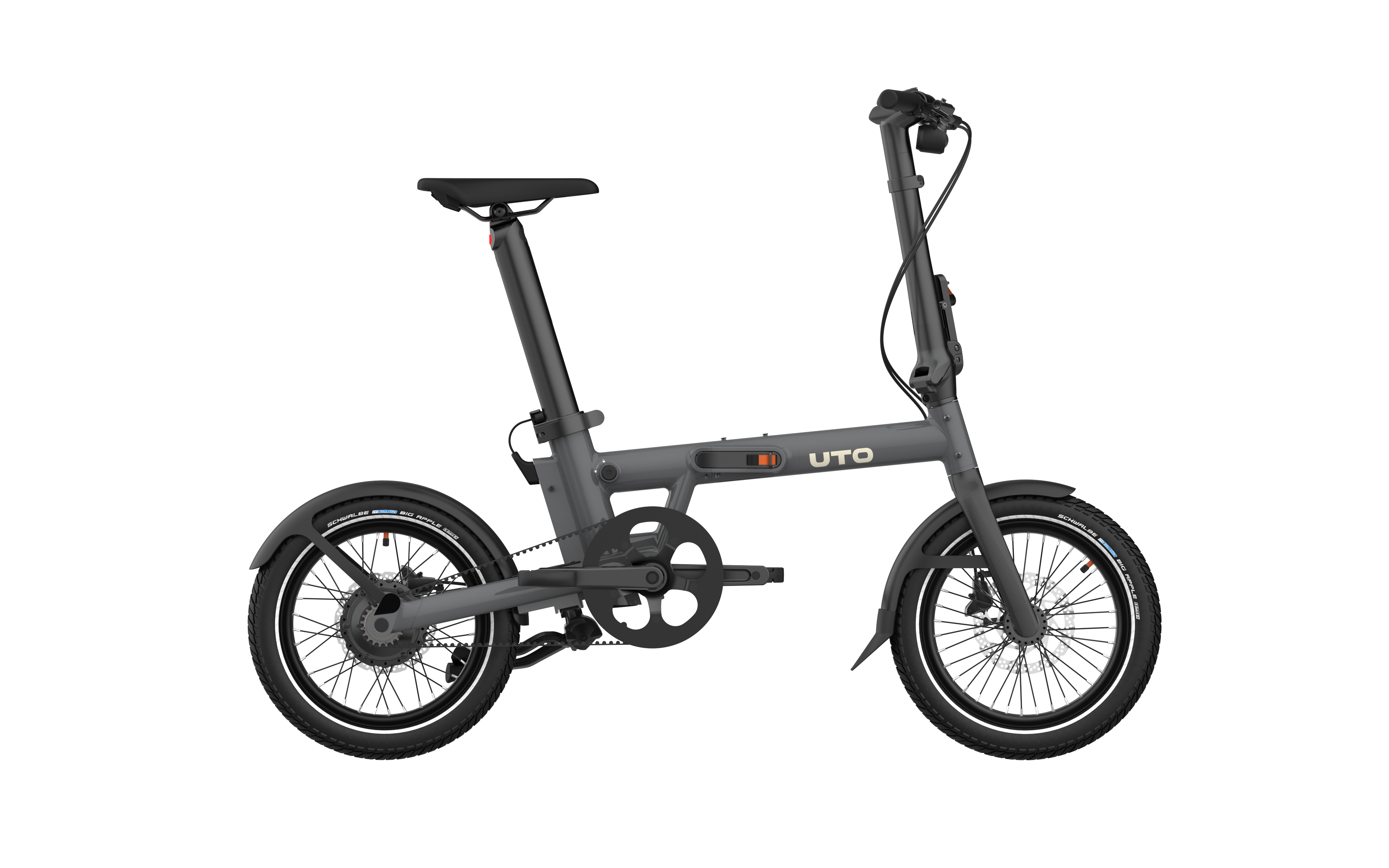 Uto elektrische vouwfiets pro16 v0 uart grijs
