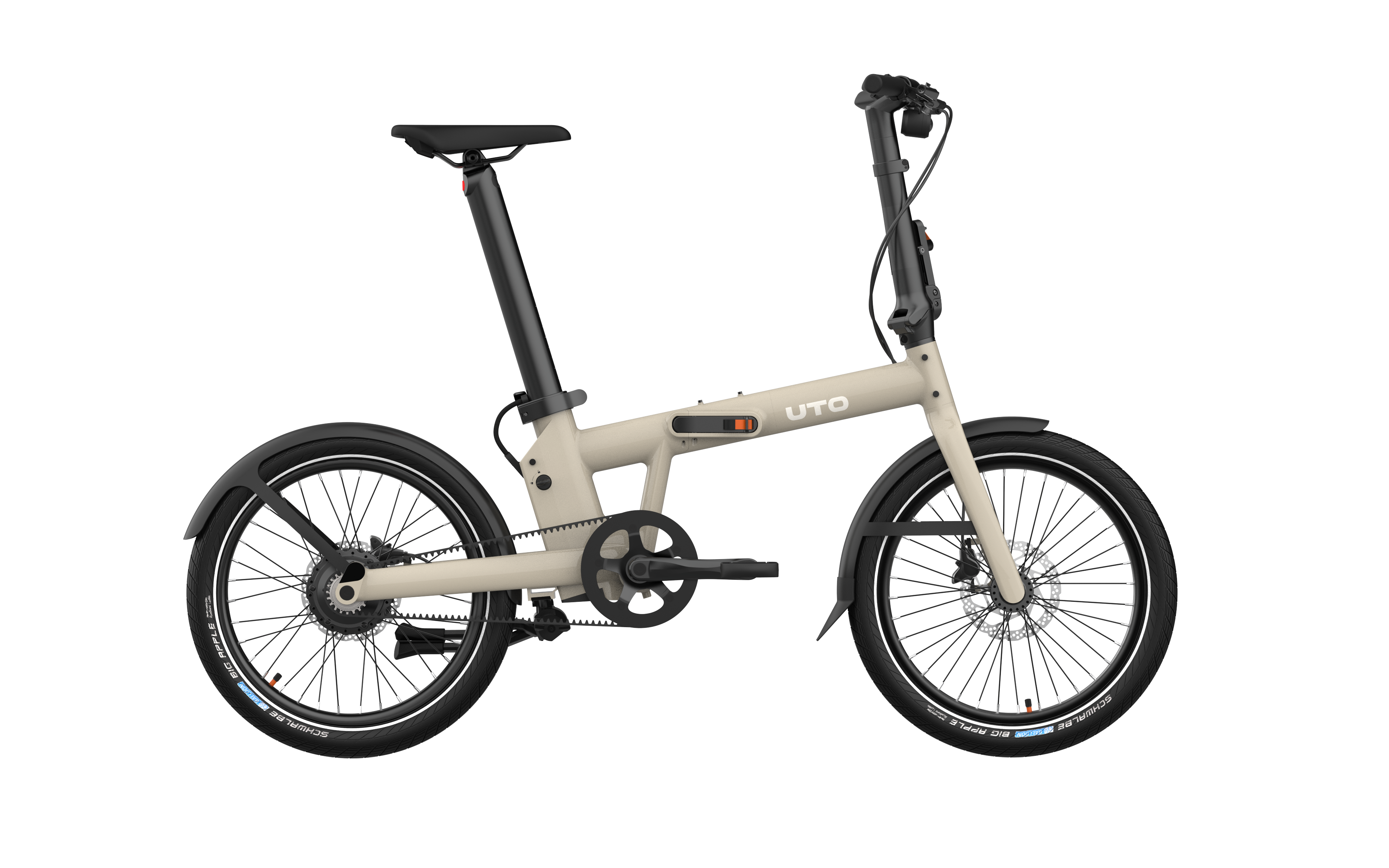 Uto elektrische vouwfiets pro20 v2 taupe