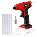 Einhell accu lijmpistool te-cg 18 li - solo (rood zwart, accu en oplader niet inbegrepen)