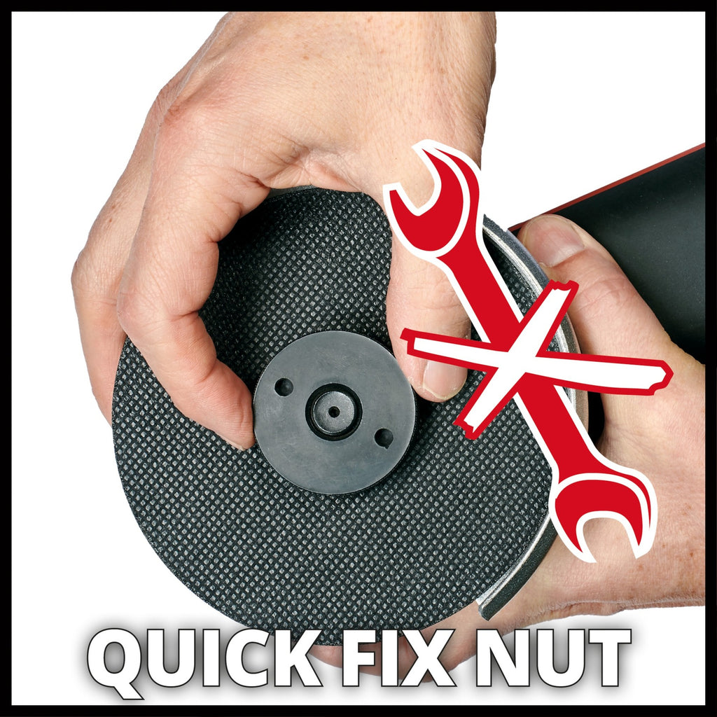 Einhell axxio 18 115 q bl solo - accu haakse slijper | 18v | 115 mm | zonder accu en lader - 4431150 4431150
