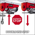 Einhell elektrische kabeltakel tc-eh 500 lier (rood)