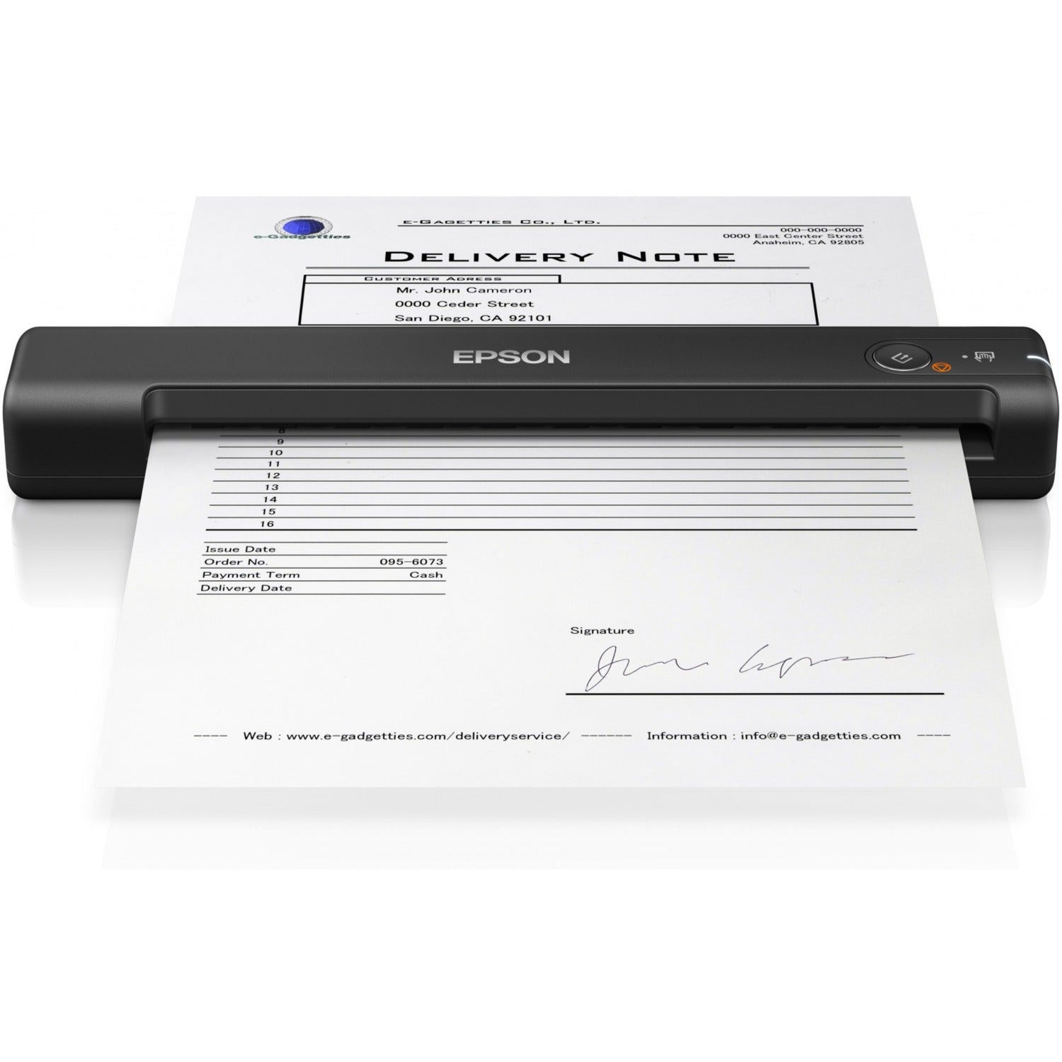 Cycplus scanner epson workforce es-50 sheetfed scanner zwart