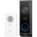 Eufy e340 video deurbel bundel (zwart)