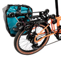 Fahrer achterdrager verlenger topcarrier brompton zwart