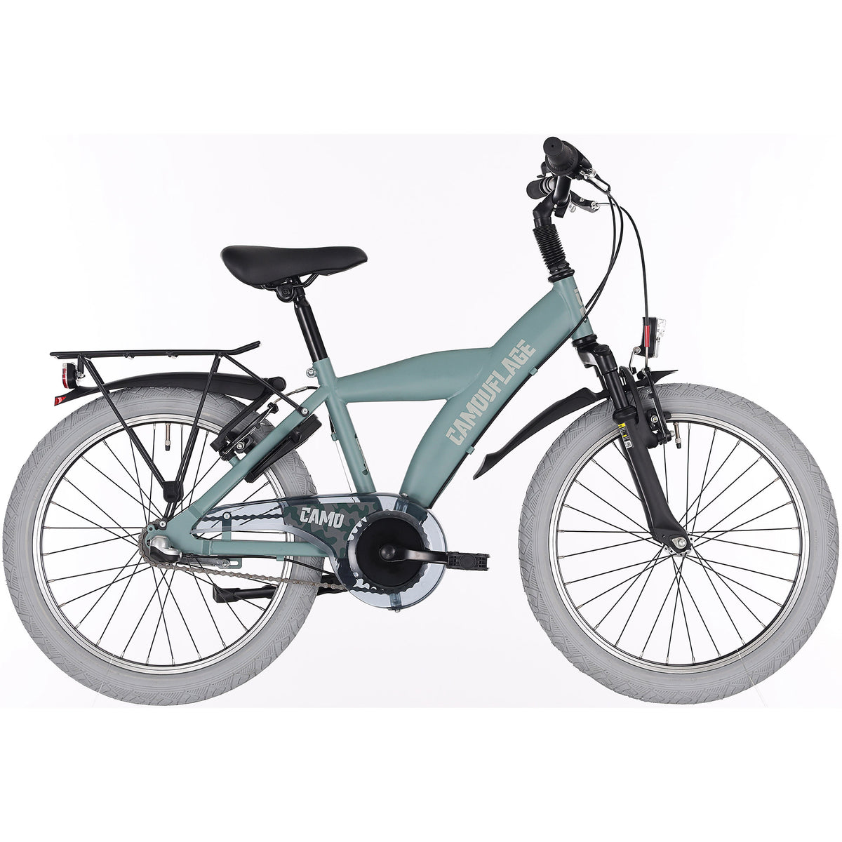 Marwi bfn jongensfiets camouflage 20 3v groen