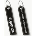 Superior sleutelhanger zwart wit