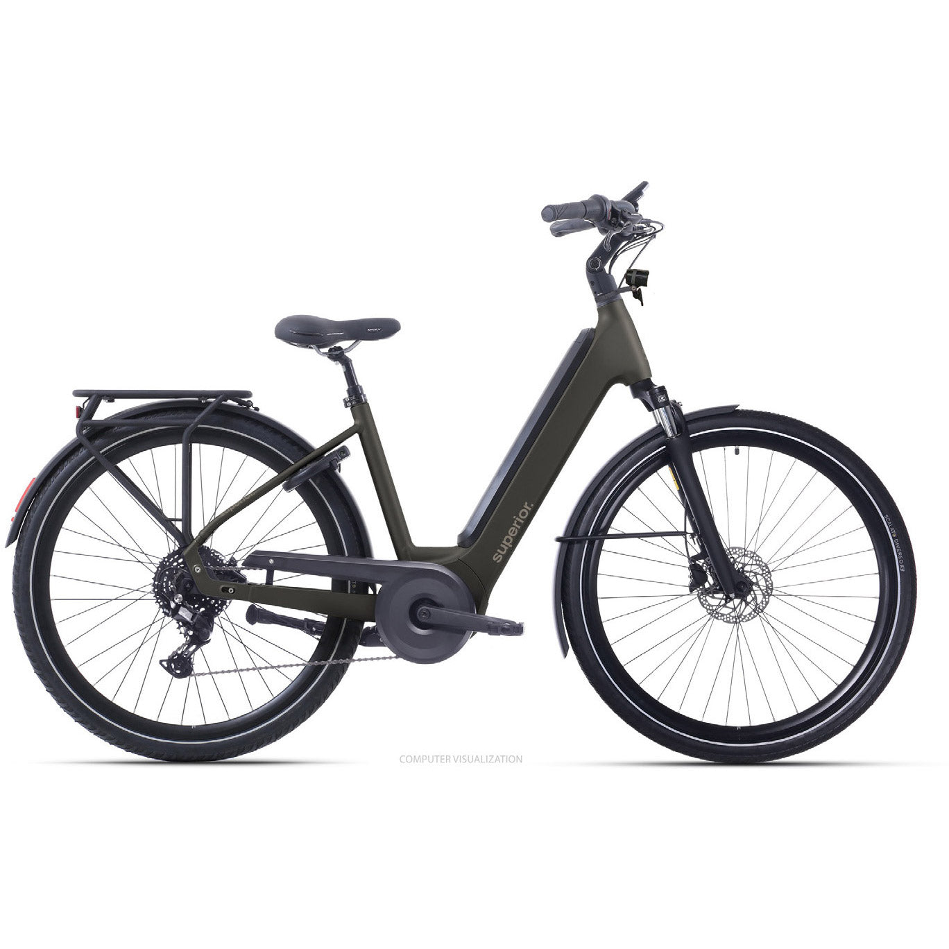 Superior - Superior eway 6.4 58cm(xl)mat copper black 500wh