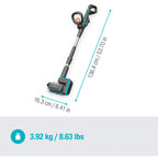 Gardena aquabrush patio 18v p4a solo accu multi-reiniger vloerreiniger (grijs turquoise, 14841-55, accu en lader niet inbegrepen, power for all alliance)