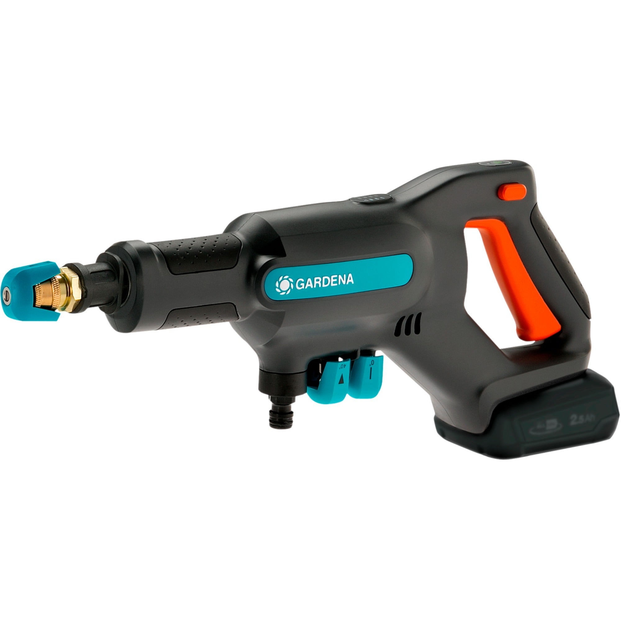 Gardena aquaclean 24 18 v p4a premium set drukreiniger (grijs turquoise, 14800-31, accu inbegrepen)