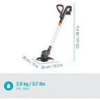 Gardena comfortcut 23 18v p4a set grastrimmer (grijs oranje, 14701-20, accu inbegrepen)