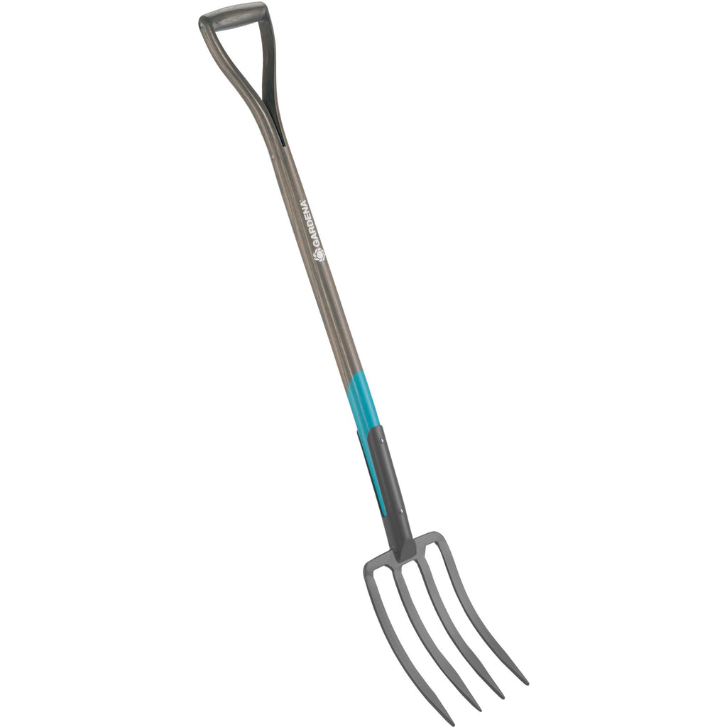 Gardena natureline spitvork (houtkleur turquoise, 17002-20)