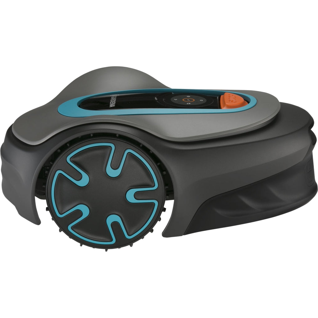 Gardena robotmaaier sileno minimo 250 (grijs turquoise, 250 m², li-ion accu + basisstation inbegrepen, bluetooth)