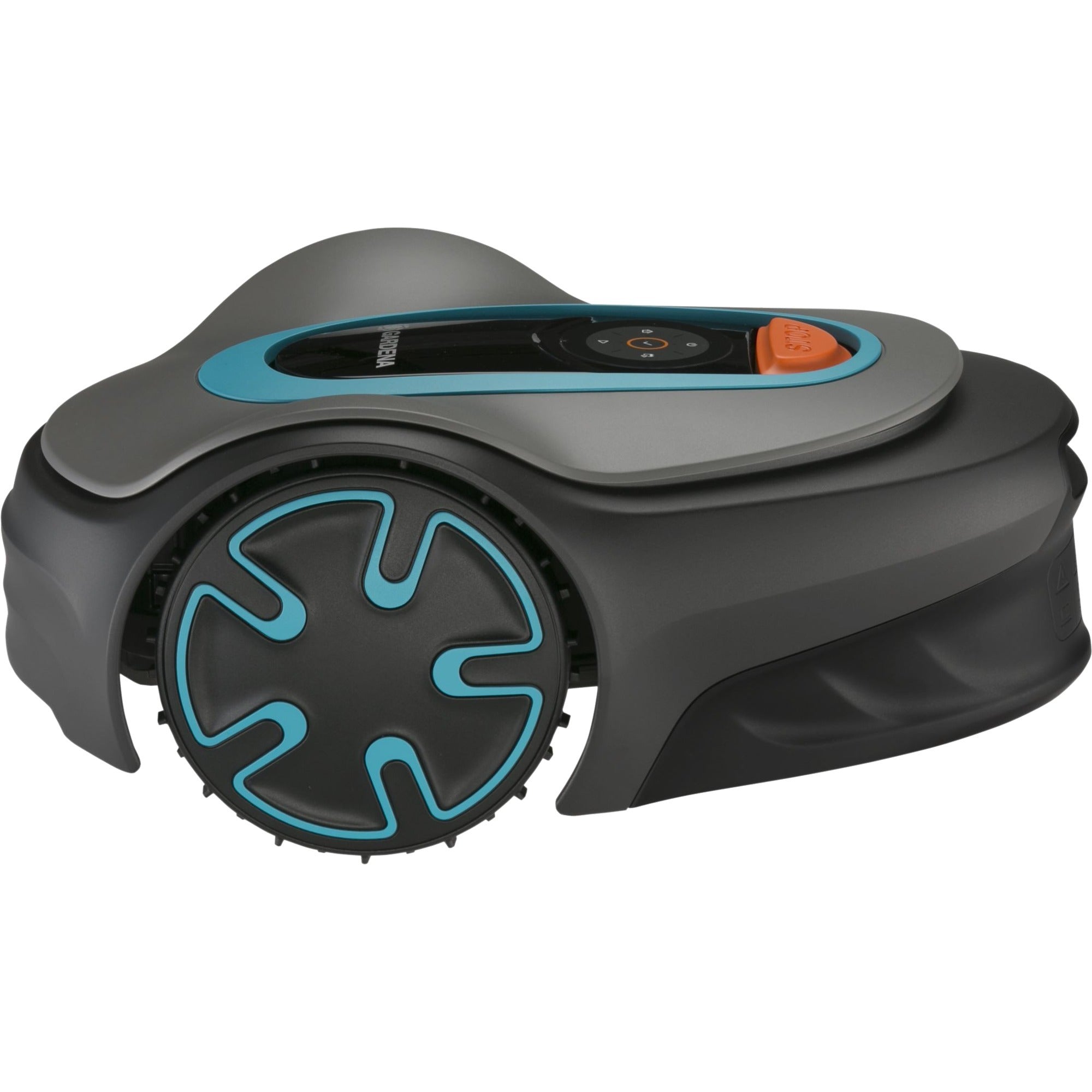 Gardena robotmaaier sileno minimo 500 (grijs turquoise, 500 m², li-ion accu + basisstation inbegrepen, bluetooth)