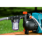 Gardena voorzetfilter voor pompen met max. waterdoorvoer van 3000 l u (zwart transparant, 1731-20)