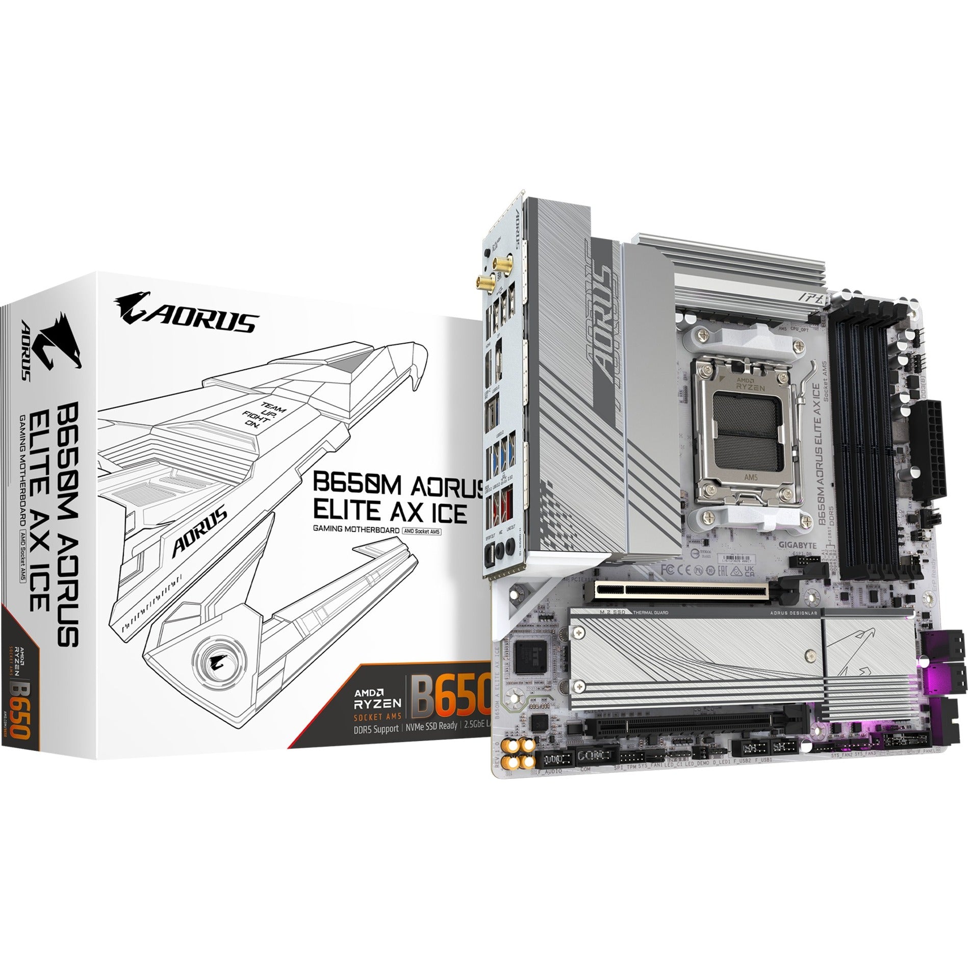 GIGABYTE B650M A ELITE AX ICE