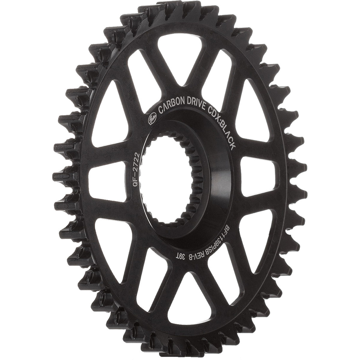 Gates - Gates tandwiel cdx 39t fin line pinion chromoly zwart
