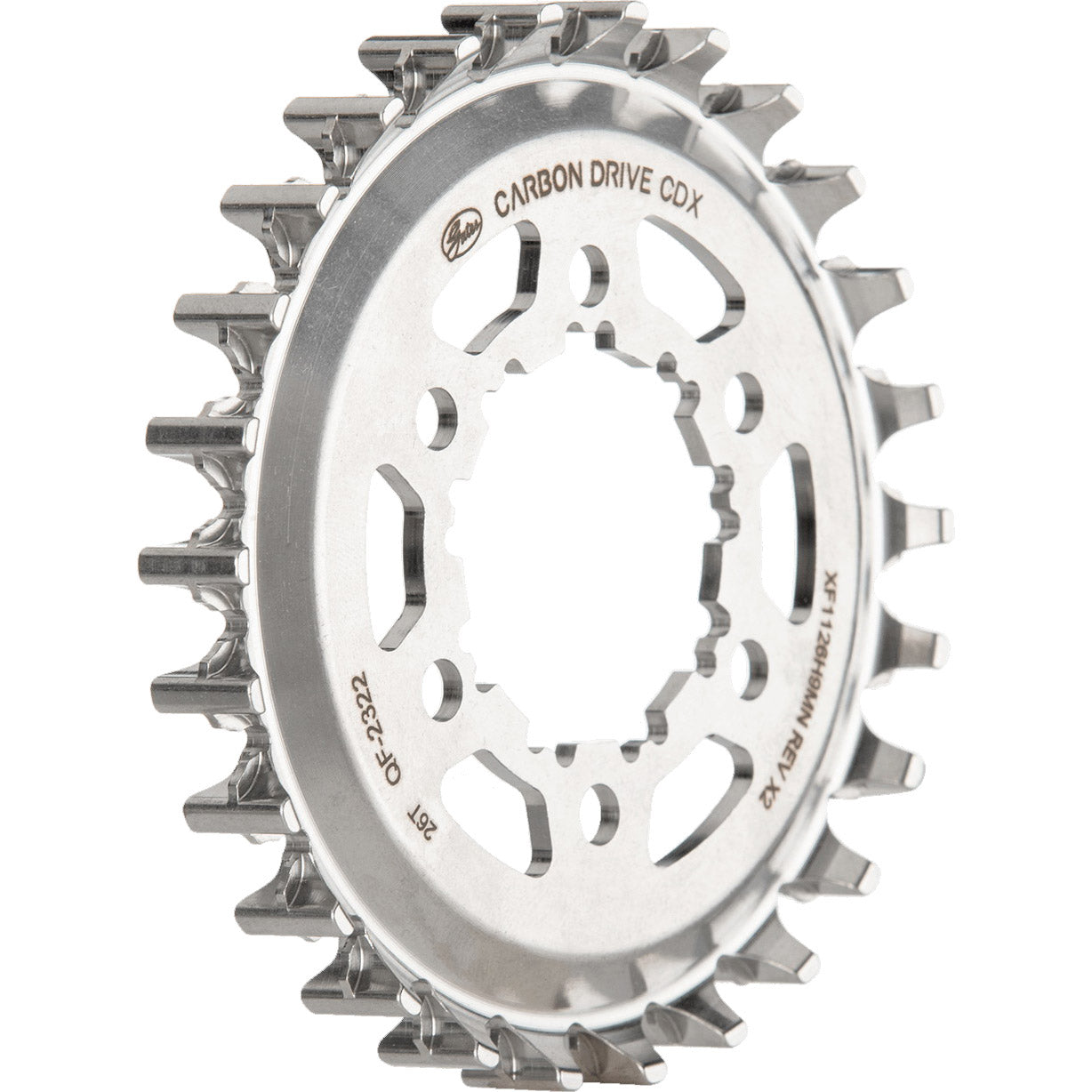 Gates - Gates sprocket cdx 26t 6b 9-spline hub fin line