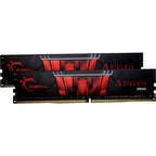 G.skill 16 gb ddr4-3000 (2x 8 gb) kit werkgeheugen (zwart, f4-3000c16d-16gisb, aegis, xmp)