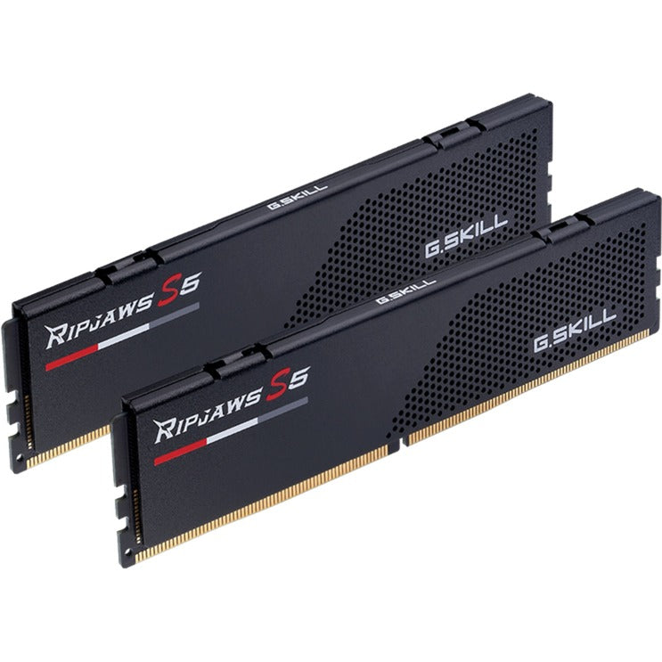 G.skill 32 gb ddr5-6000 (2x 16 gb) kit werkgeheugen (zwart, f5-6000j3636f16gx2-rs5k, ripjaws s5, xmp)
