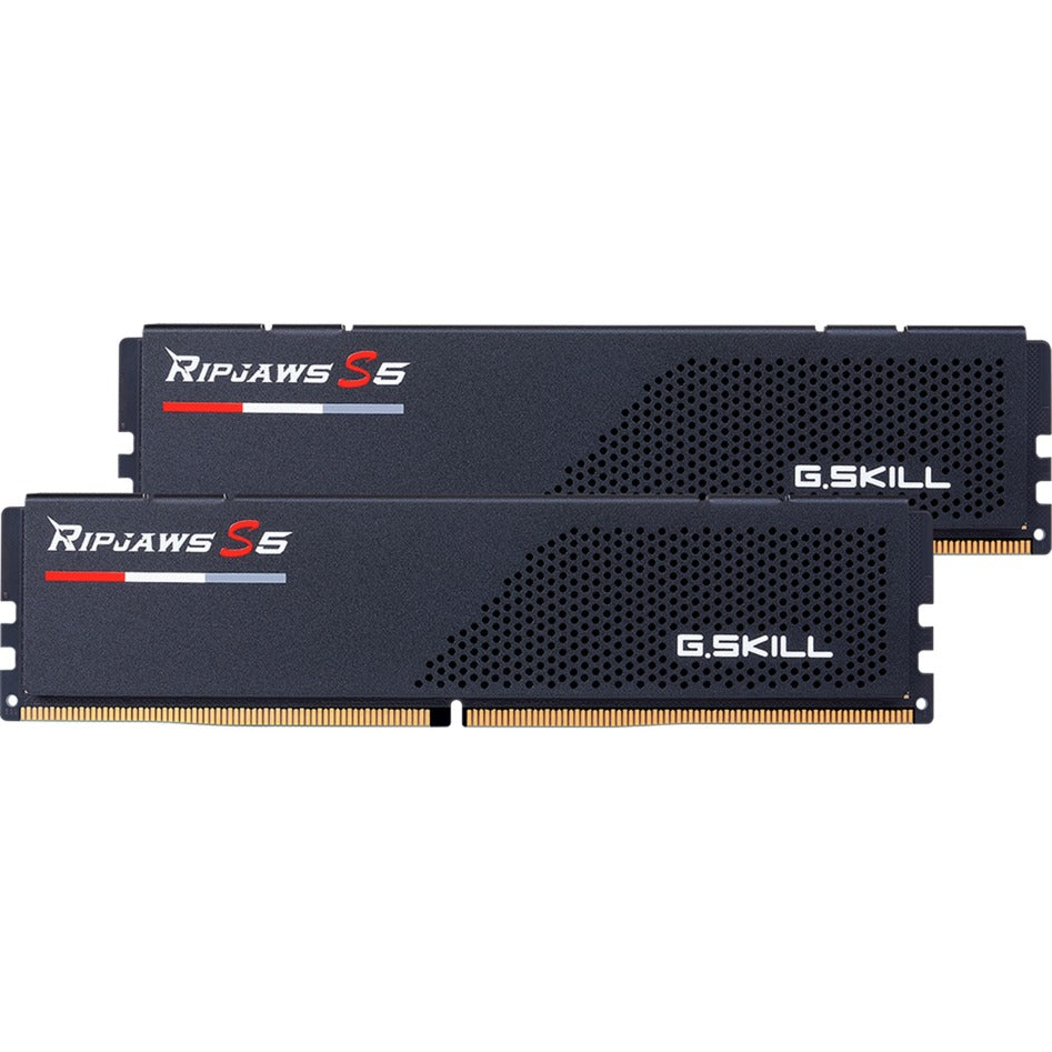 G.skill 32 gb ddr5-6000 (2x 16 gb) kit werkgeheugen (zwart, f5-6000j3636f16gx2-rs5k, ripjaws s5, xmp)