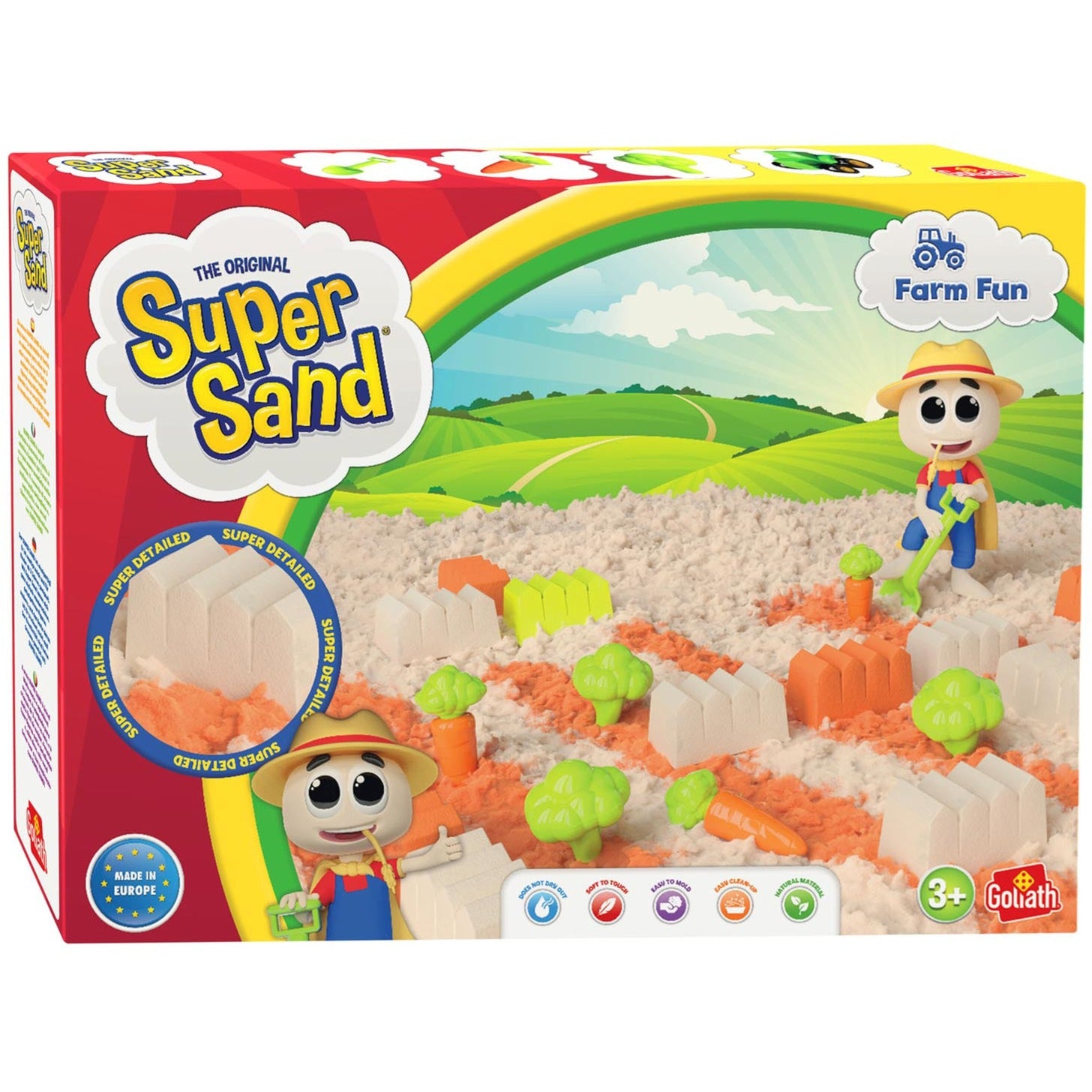 Goliath super sand boerderij met zand binnen spelen