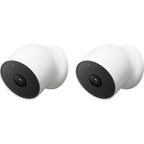 Google nest cam beveiligingscamera - batterij - 2 stuks