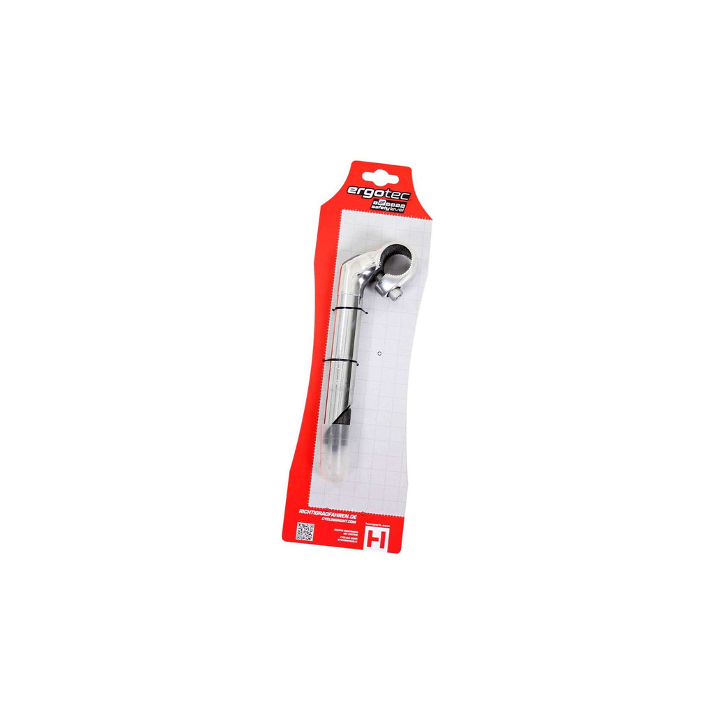 Ergotec stuurpen cat 40mm ø25,4 level 2 30 graden zilver