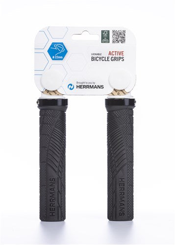 HERRMANS - HERRMANS handvatset shark lock lockring 130/130mm zwart