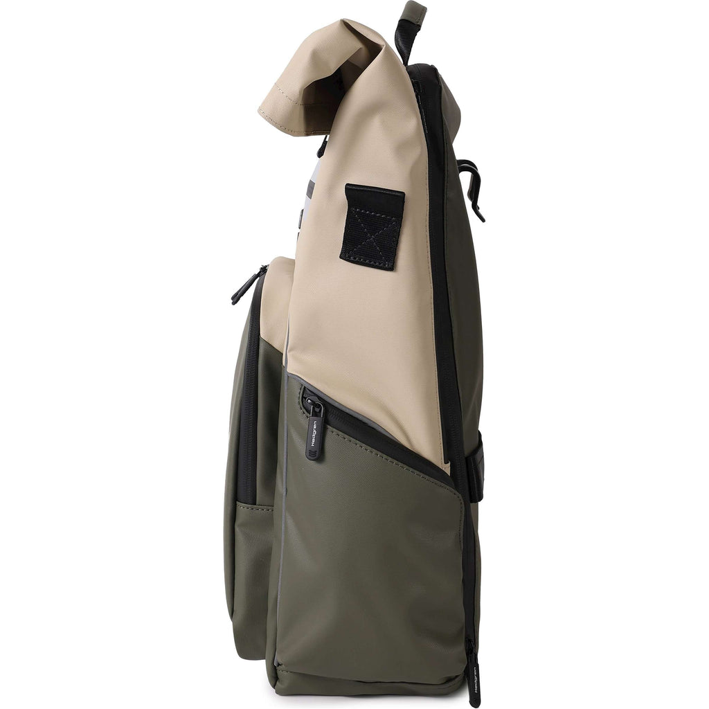Hedgren commute bike hub rugtas 23,9l beige olive