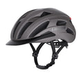 Limar helm action urban m 53-57 mat grijs met led