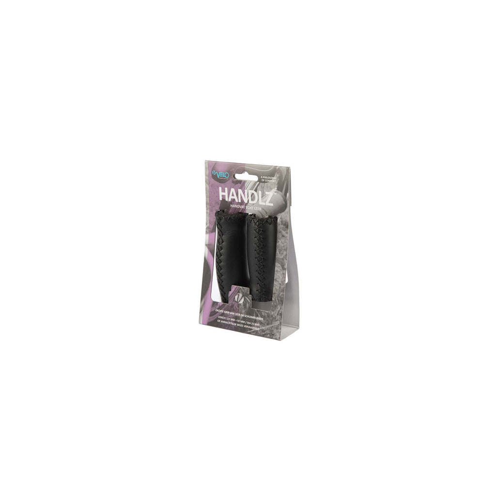 Velo Handvat Leer 92 127mm Zwart (paar)