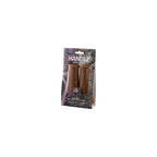 Velo Ergo Leather Handlebar Grips, 135 135mm, Dark Brown