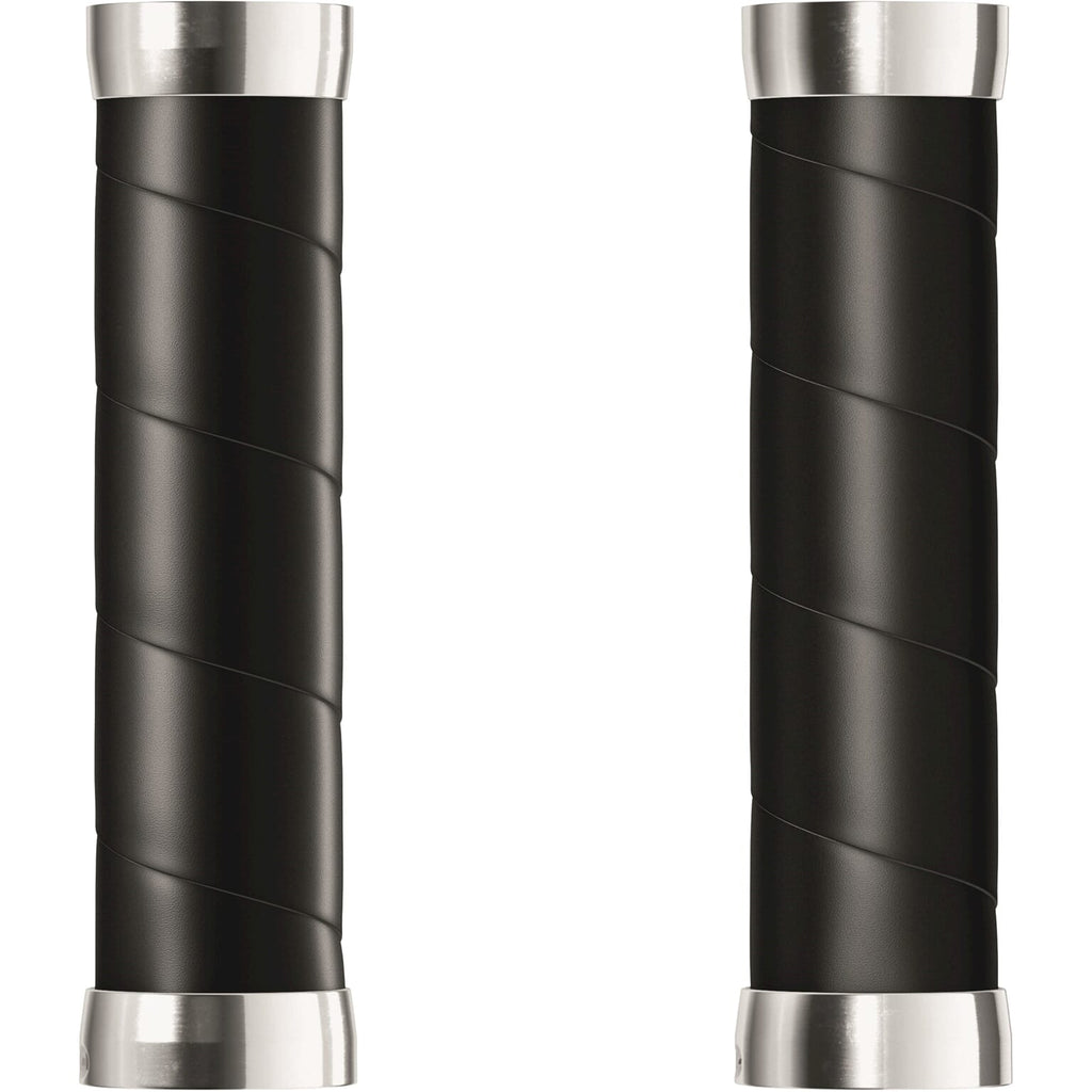 Brooks slender leather grips (130+130mm) - black