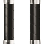 Brooks slender leather grips (130+130mm) - black