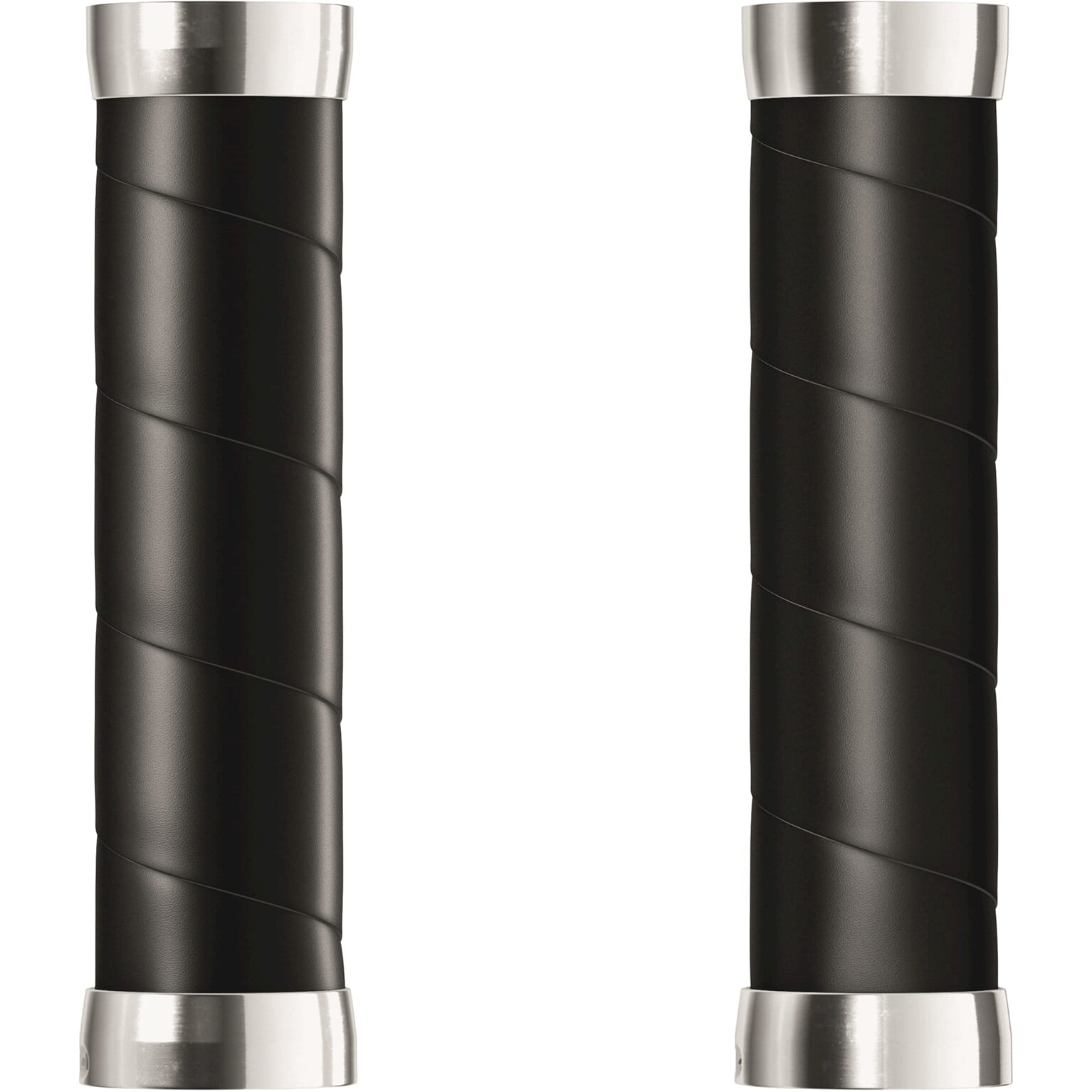 Brooks slender leather grips (130+130mm) - black