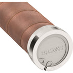 Brooks handvatten slender leather grips 100mm aged