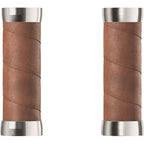 Brooks handvatten slender leather grips 100mm aged