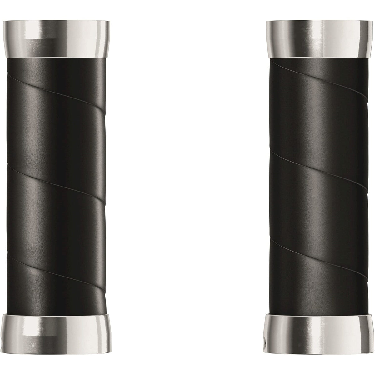 Brooks handvatten slender leather grips 100mm black