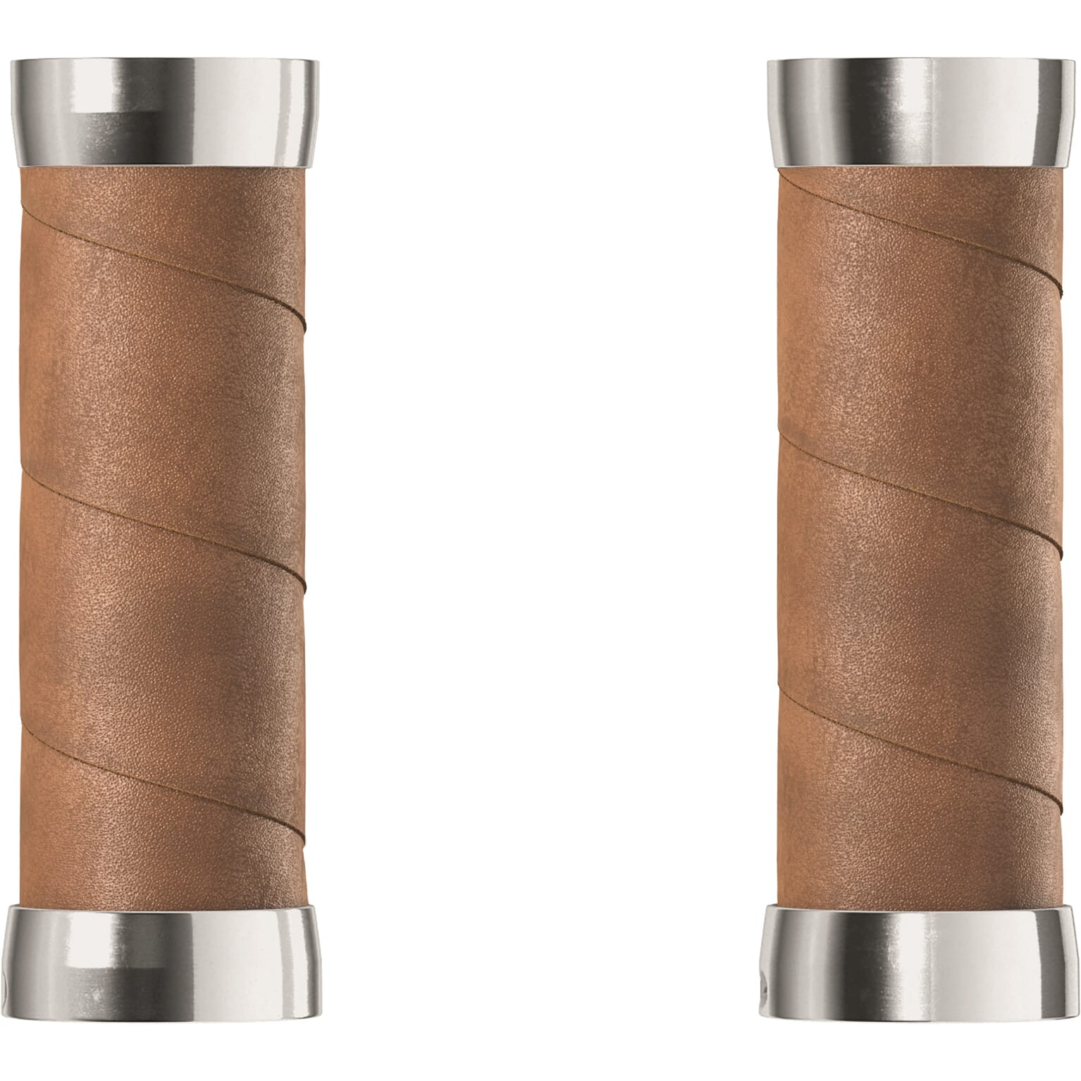Handvatten Slender Leather grips 100mm honey