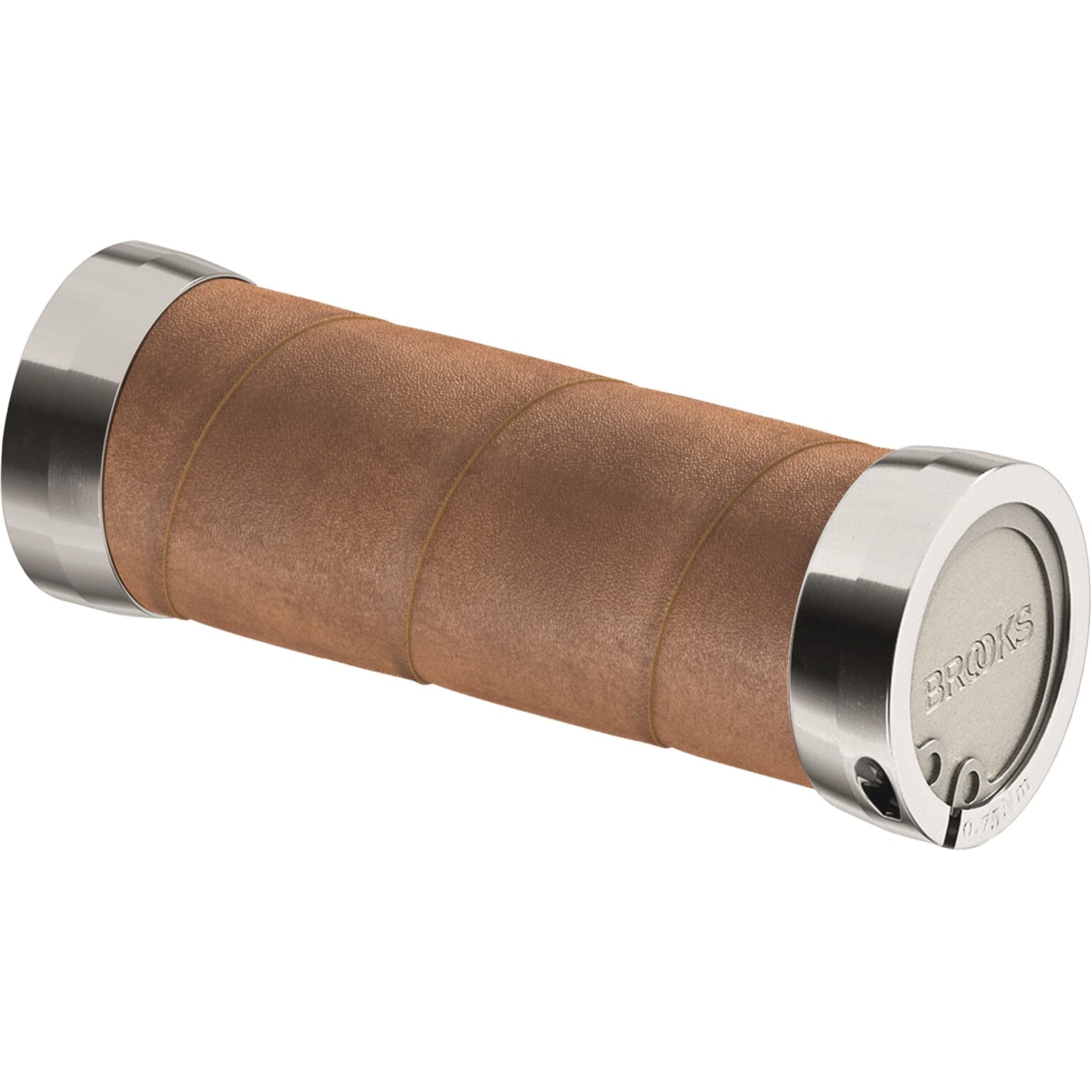 Handvatten Slender Leather grips 100mm honey
