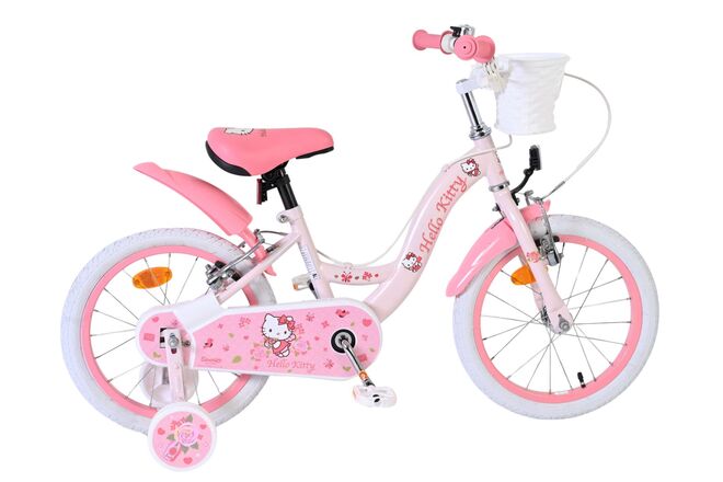 Volare - Hello kitty kinderfiets - meisjes - 16 inch - roze - twee handremmen